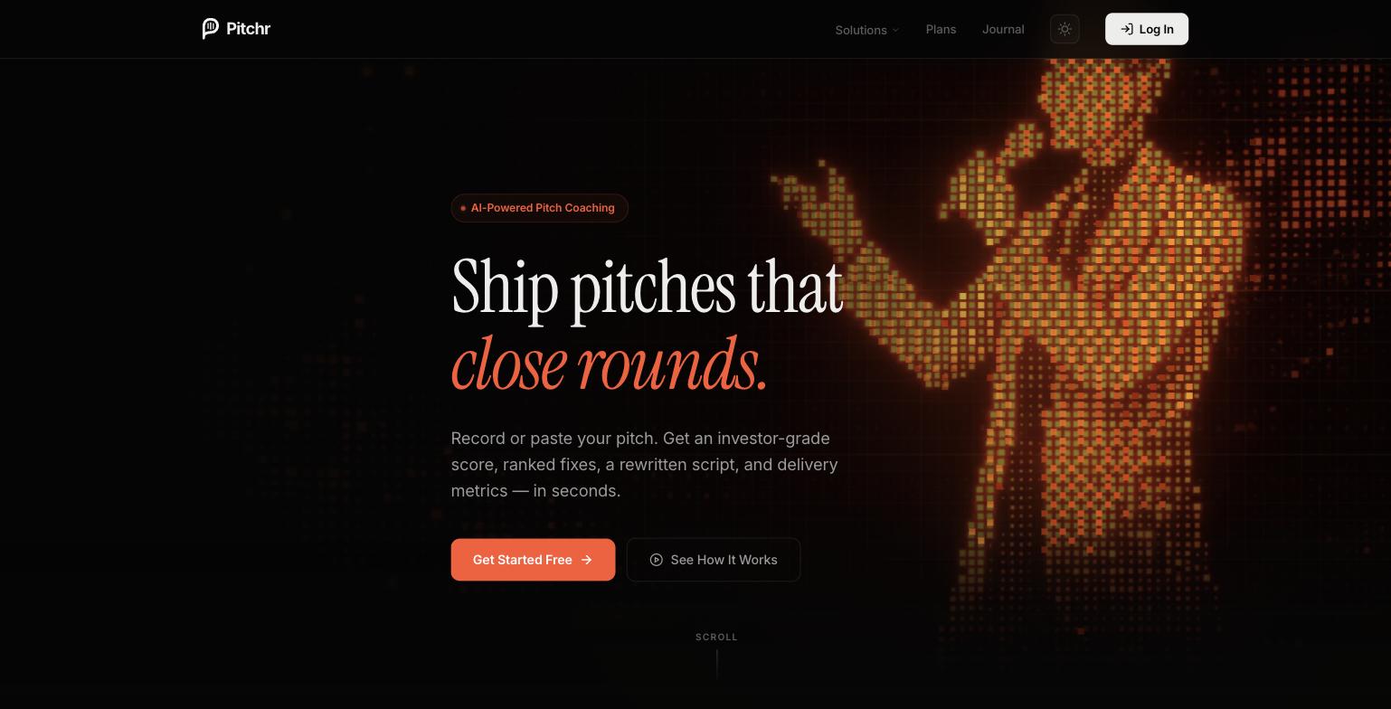 Pitchr.live AI pitch coach